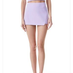 Alice + Olivia Lilia Crossover Skirt Lavender, Size 4